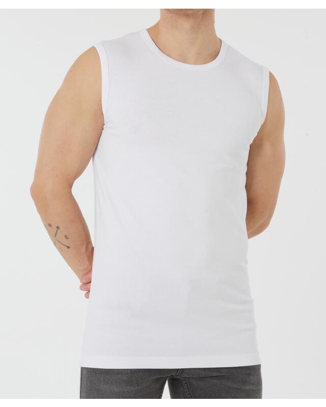 Maillots de corps basiques homme, blanc (KiK Basic Unterhemden (weiß)) — KiK, produit allemand authentique au Maroc