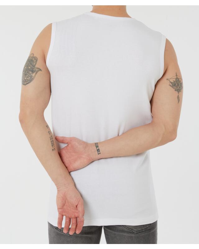 Maillots de corps basiques homme, blanc (KiK Basic Unterhemden (weiß)) — KiK, produit allemand authentique au Maroc