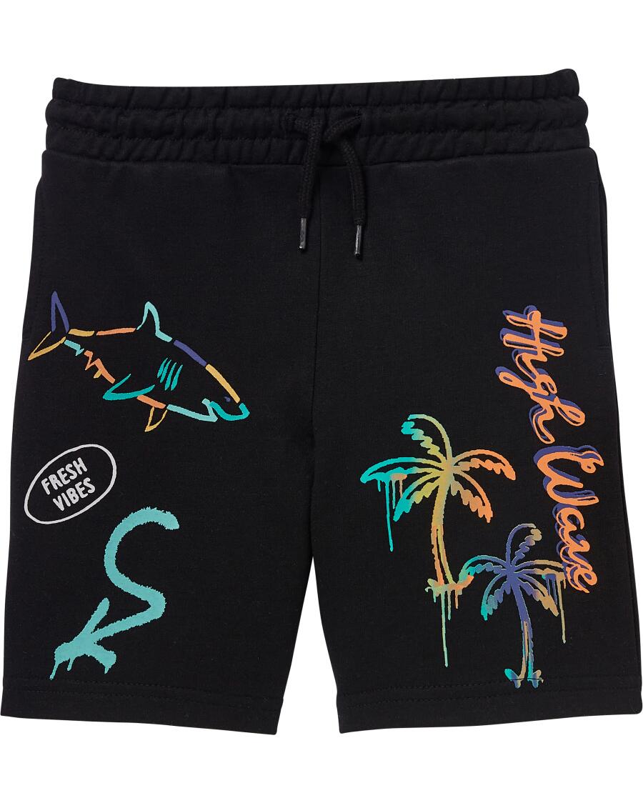 Joggingshorts in Bermudalänge schwarz