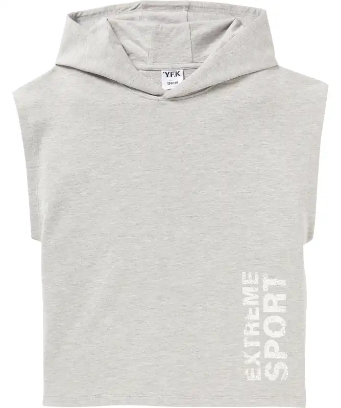 Sporttop met capuchon