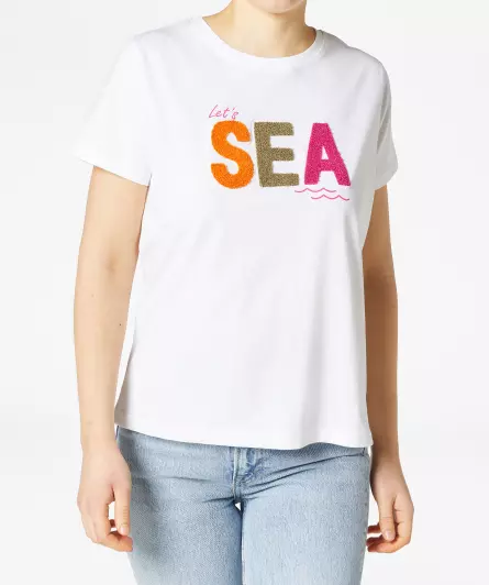 T-Shirt mit Schriftzug