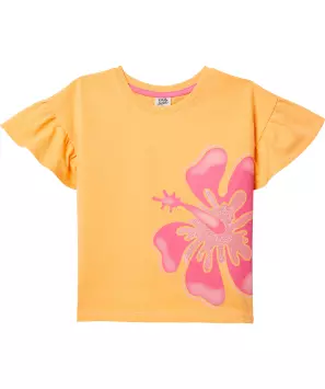 T-Shirt mit Glitzerprint