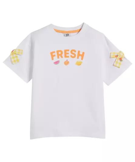 T-Shirt mit Schleifen