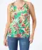 Top zielony z nadrukiem