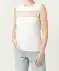 Top mit Häkeldetails offwhite