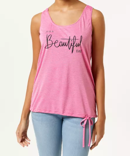Tanktop mit Schriftzug