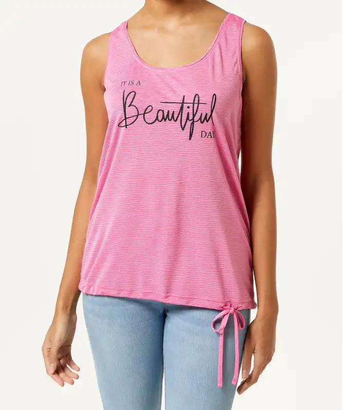 Tanktop mit Schriftzug