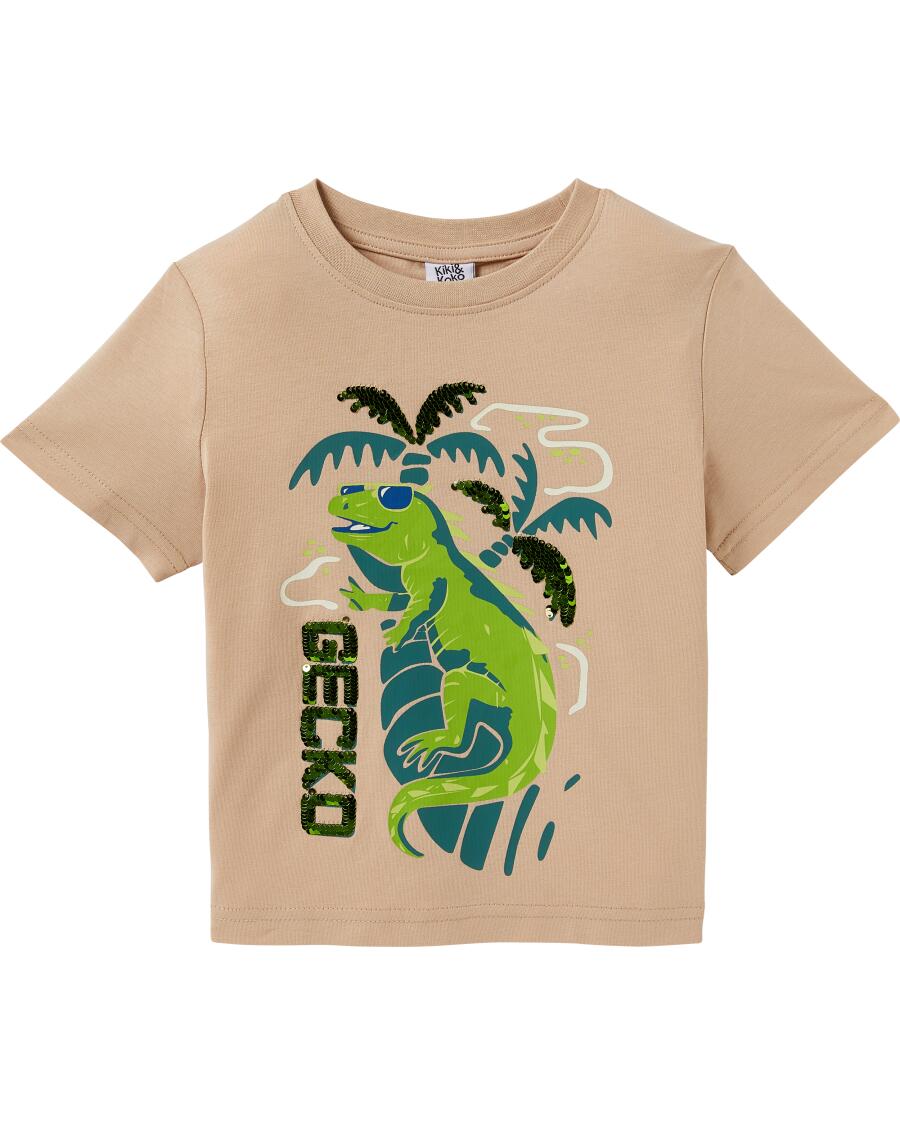 T-Shirt Gecko naturfarben