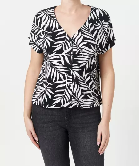 T-Shirt mit Fledermausärmeln