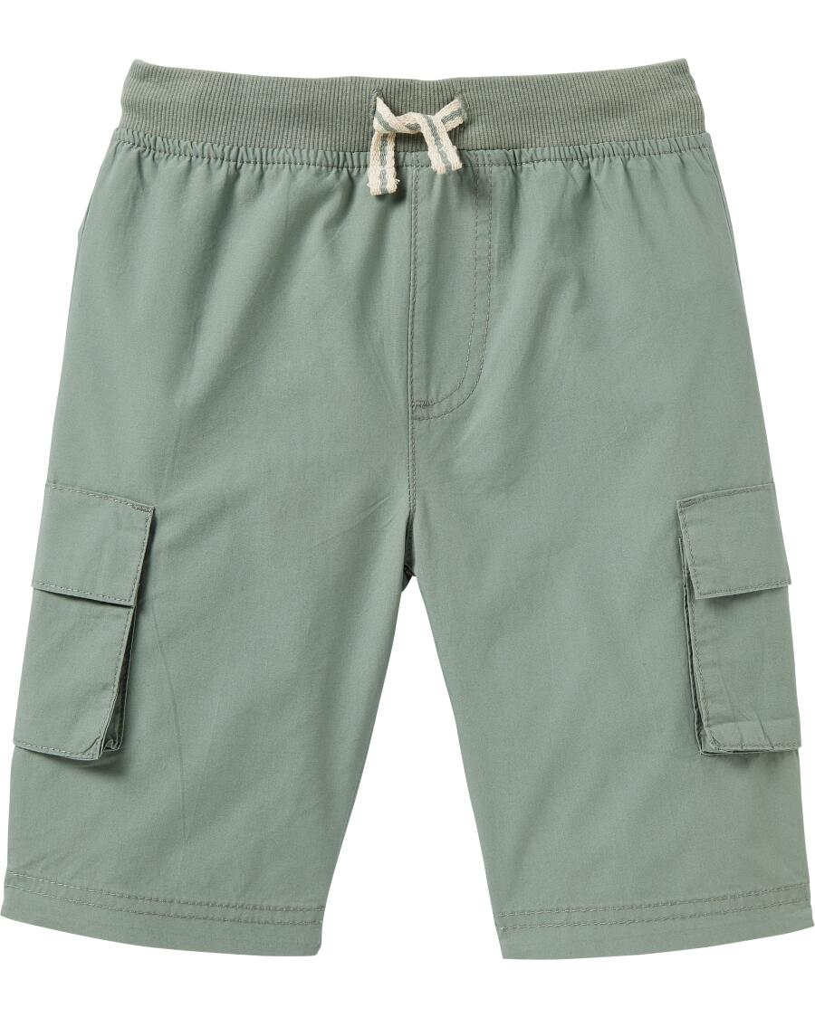 Cargo-Shorts aus Baumwolle mintgrün
