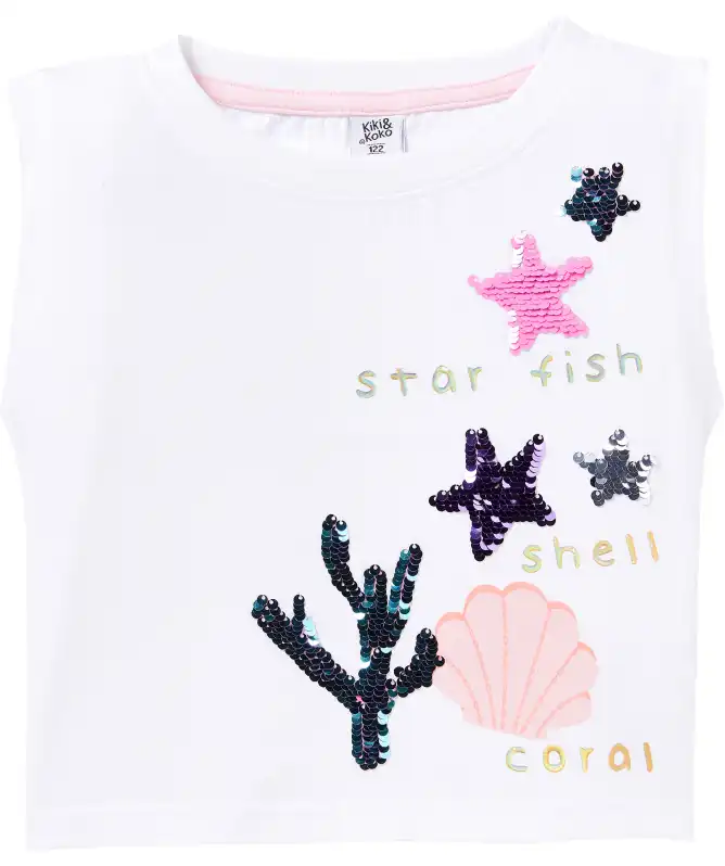 Top mit Wendepailletten