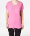 T-Shirt mit Tunnelzug pink