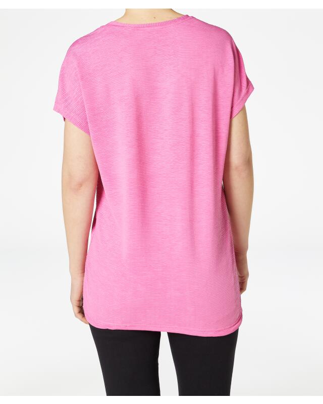 T-shirt à cordon de serrage femme, rose vif (KiK T-Shirt mit Tunnelzug (pink)) — KiK, produit allemand authentique au Maroc