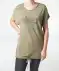 T-Shirt mit Tunnelzug Khaki