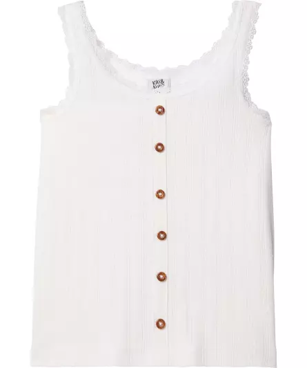 Tanktop mit Spitzendetails