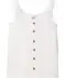 Tanktop mit Spitzendetails weiß