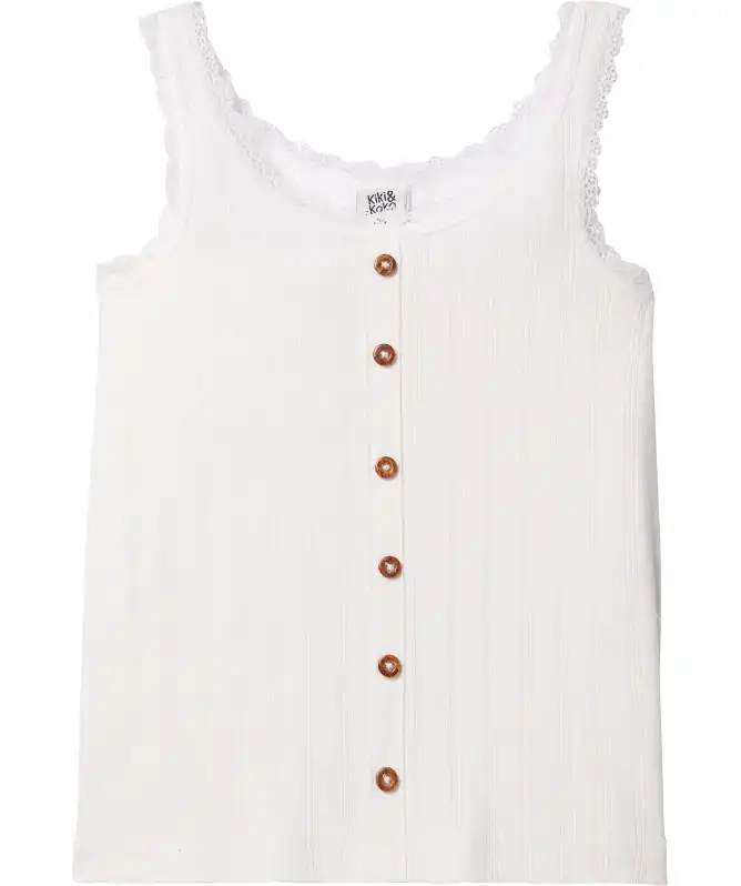 Tanktop mit Spitzendetails