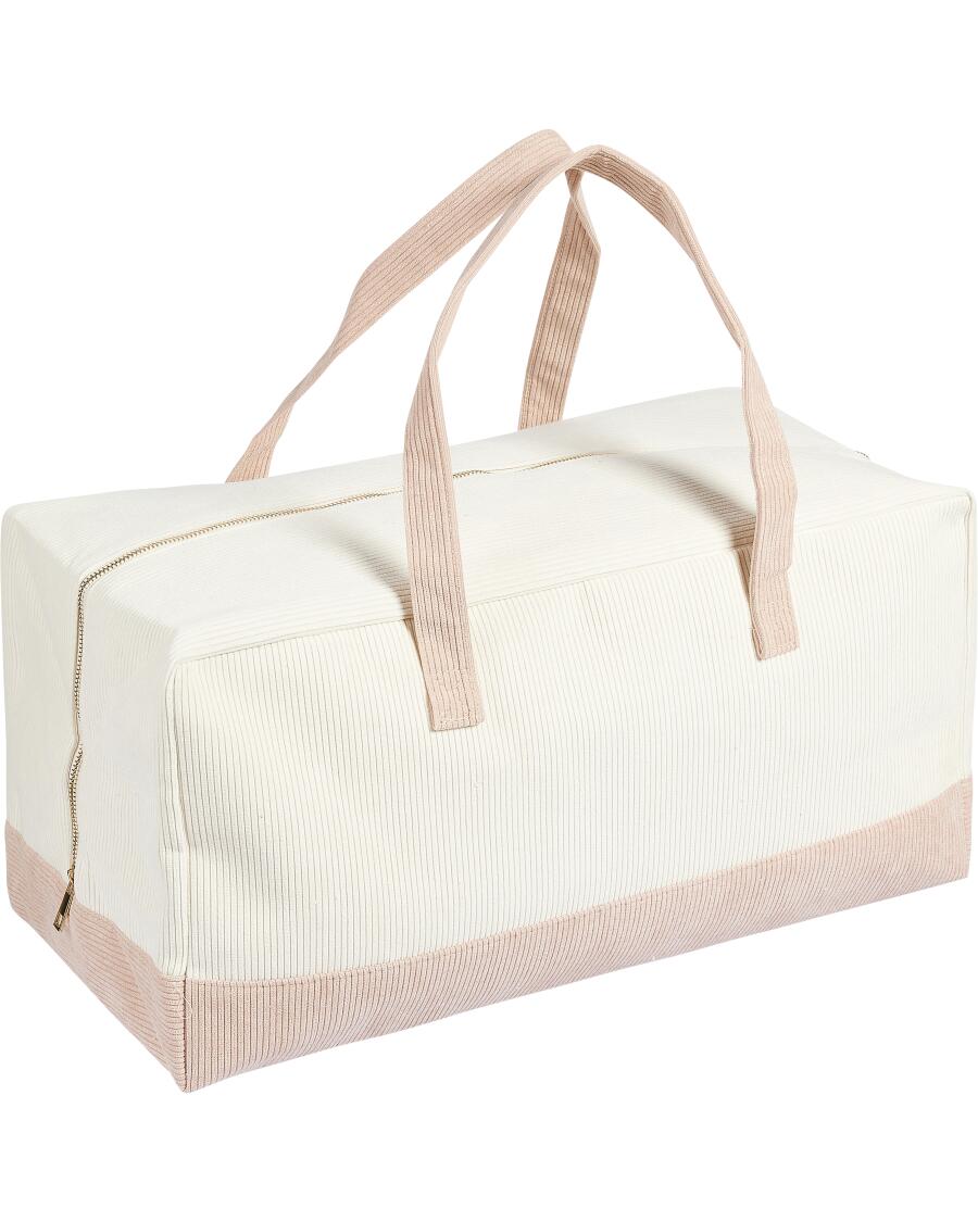 Reisetasche Cord Beige