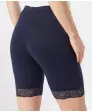 Radlerhose mit Spitze am Saum