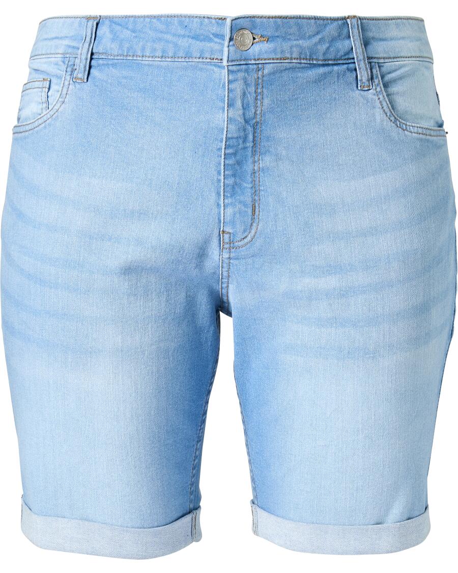 Jeans-Shorts Stone-washed jeansblau hell