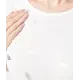 T-shirt met veren