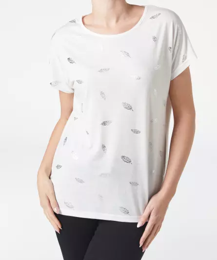 T-Shirt mit Foliendruck