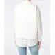 Bluse mit Lochstickereien