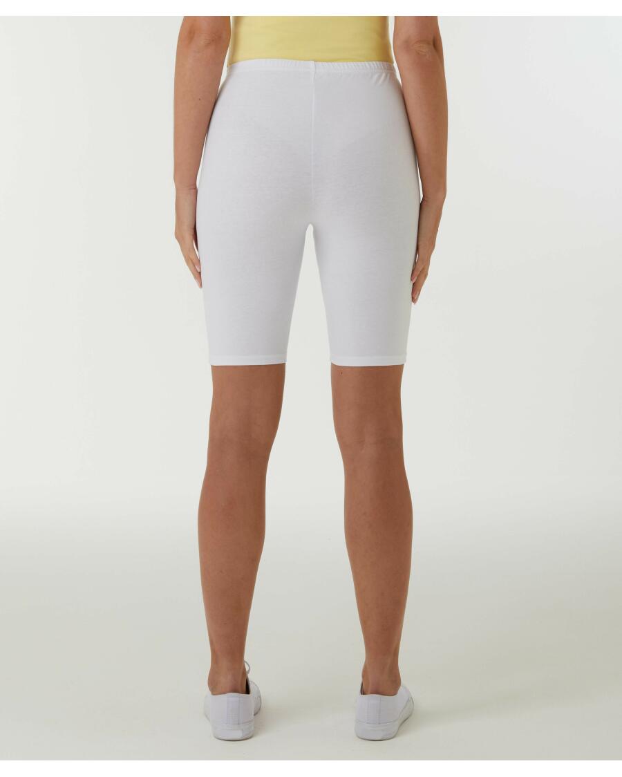 High Waist Radlerhose Damen WeiÃƒÂŸ Kurz Elara High-waist-Jeans