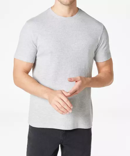 T-Shirt mit Waffelstruktur