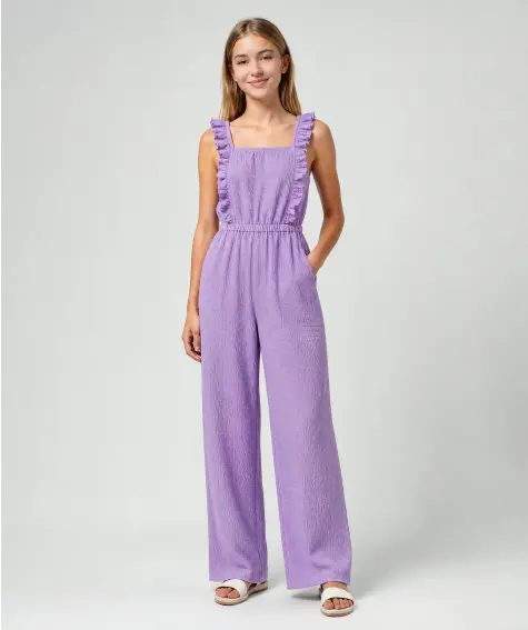 Jumpsuit mit Rüschen