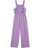 Jumpsuit mit Rüschen flieder