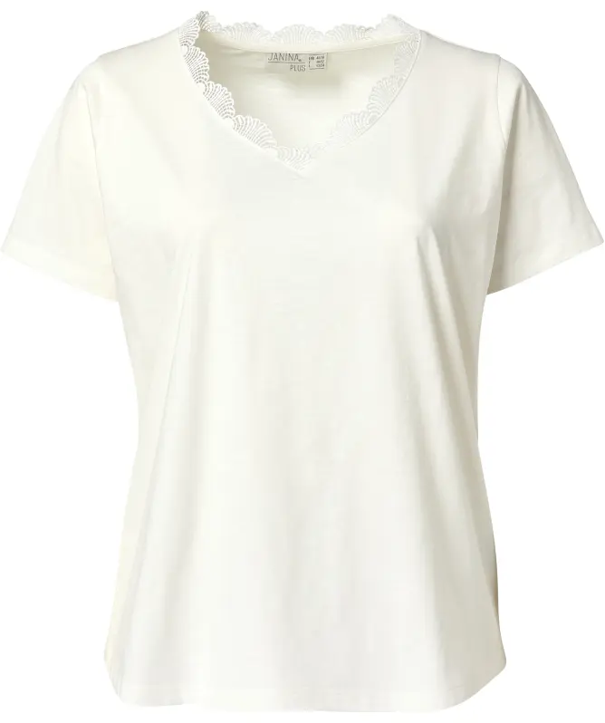 T-Shirt mit Spitze