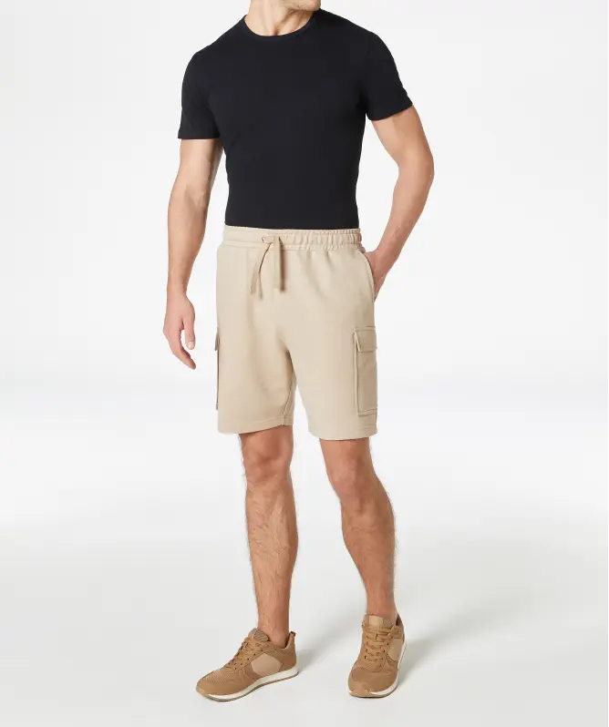 Sweatshorts mit Cargotaschen