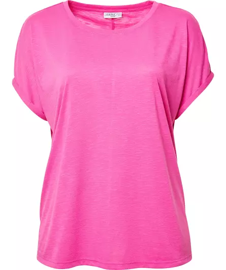 T-Shirt in Unifarbe