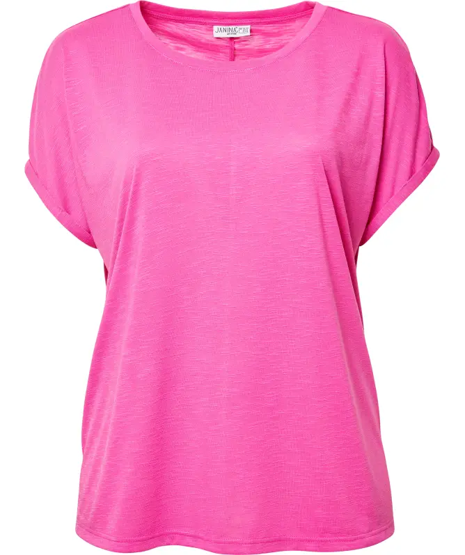 T-Shirt in Unifarbe