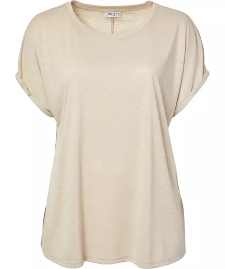 T-Shirt in Unifarbe
