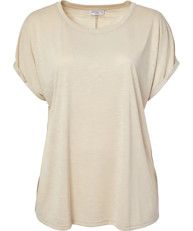 T-Shirt in Unifarbe