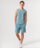 Sport-Top und Sport-Shorts türkis