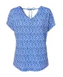 blauw bedrukt