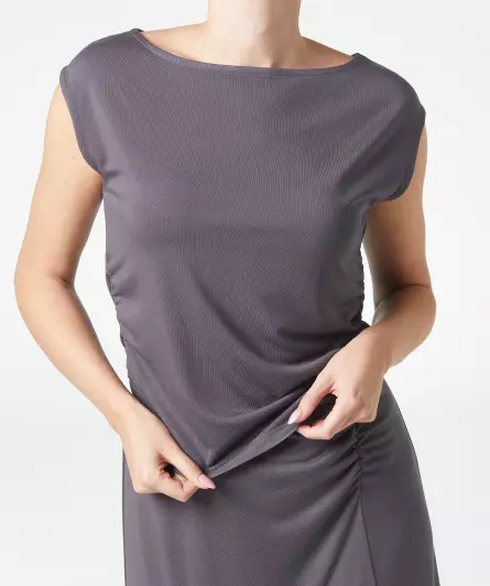 Top met elastische tailleband