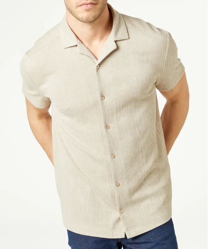 Shirt in natuurkleur