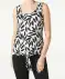 Top czarny/biały