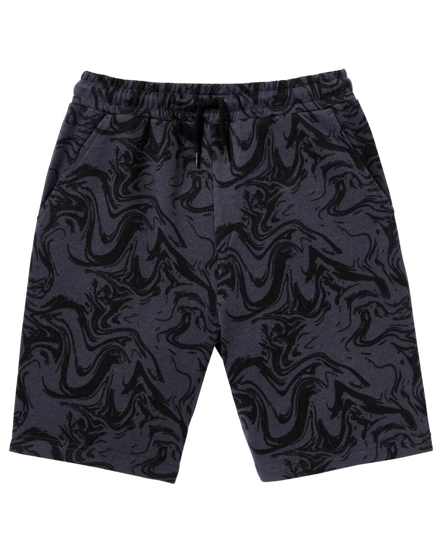 Sweatshorts mit Seitentaschen grau