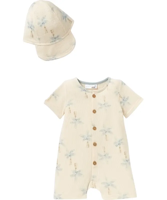 Pet + shorty met palmbomen