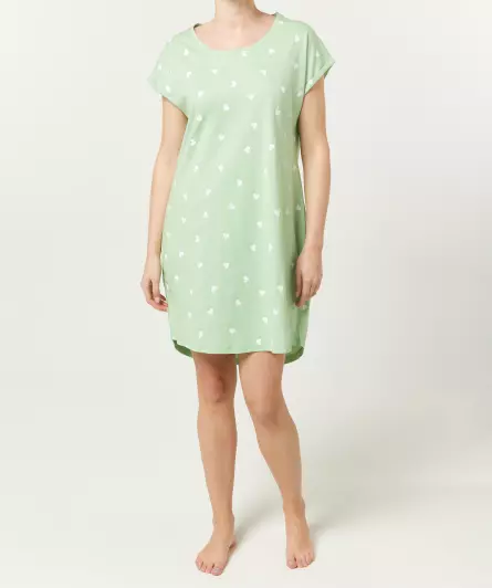 Big shirt met hartjes