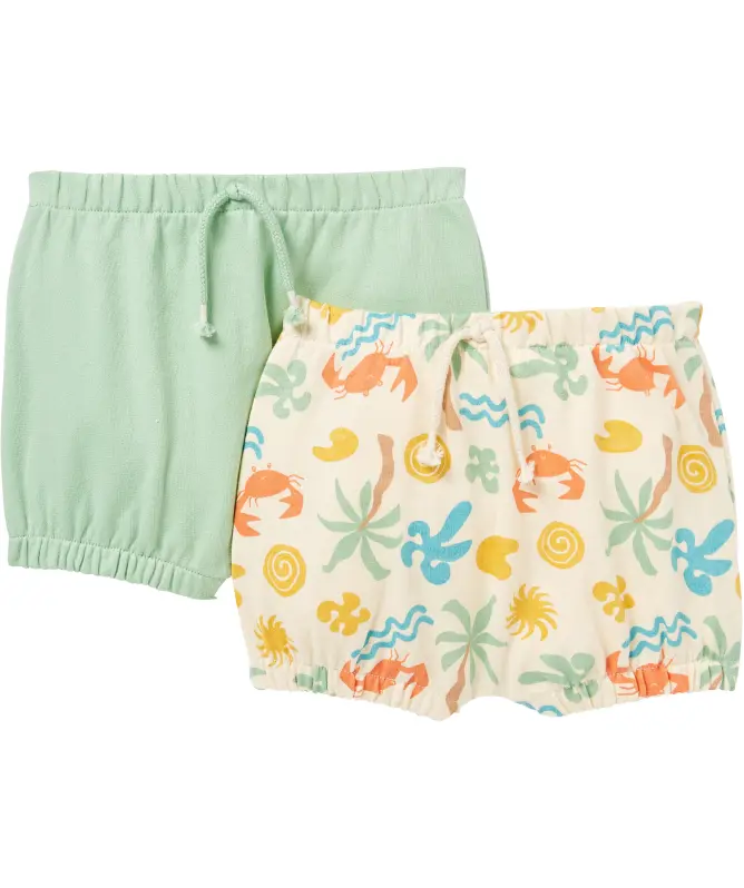 Baby Jungen Sweatshorts – Elastischer Bund, Baumwolle, Für Größen 80–130 Cm (Grau/Blau)