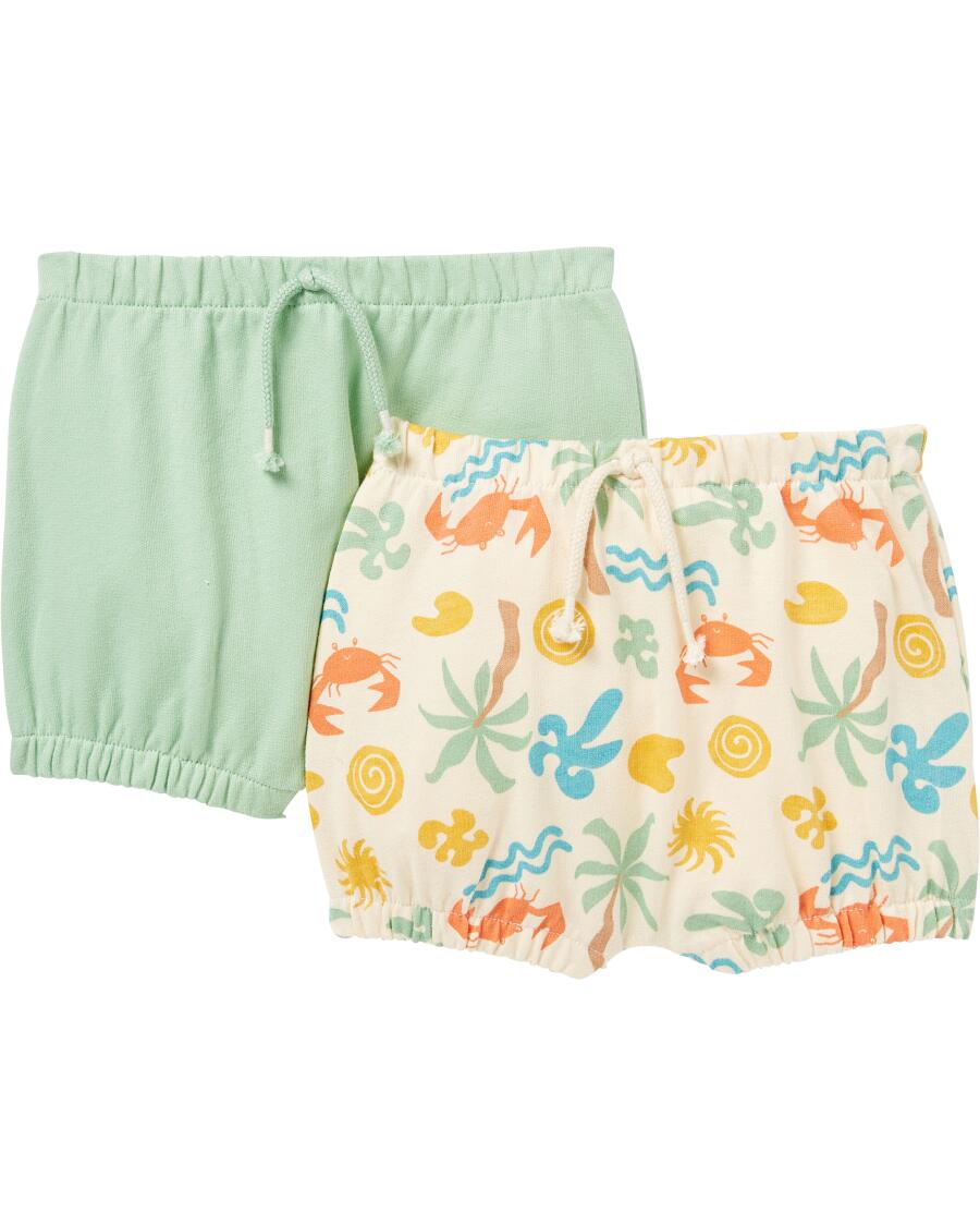Newborn Shorts hellgrün