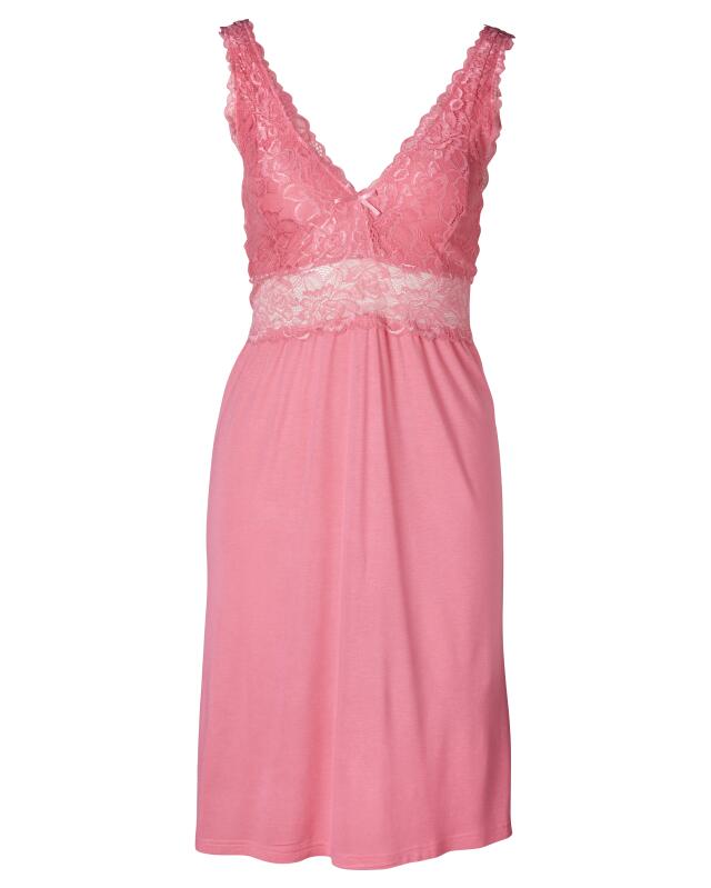 Nightdress with lace for women, light hot pink (KiK Nachthemd mit Spitze (hell Pink)) — KiK, authentic German product in Morocco