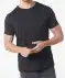 T-Shirt in 2-in-1-Optik schwarz