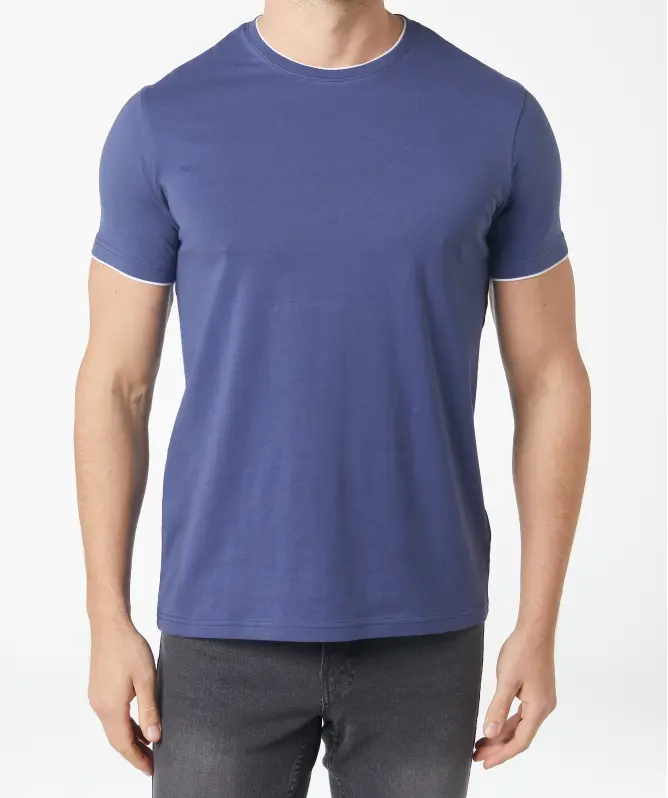 T-Shirt in 2-in-1-Optik